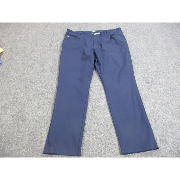 Peter Millar Crown Sport EB66 Pants Mens 44x32‎ Navy Golf Performance Polyester